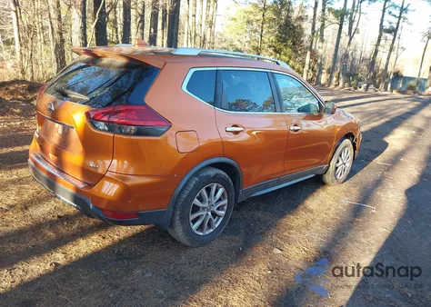 2017 Nissan Rogue Sv из США, поврежденный, VIN JN8AT2MT2HW145663